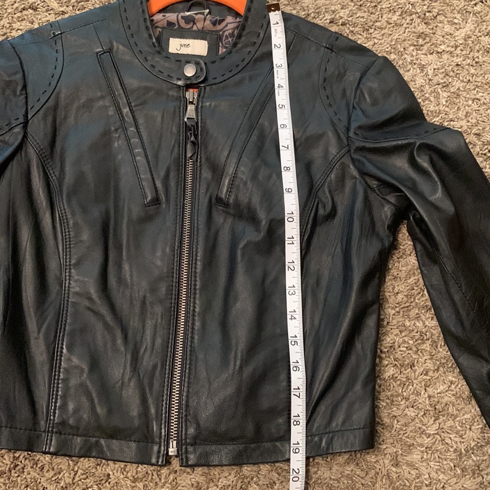 June 100% Genuine Leather Jacket - Picture 11 of 11